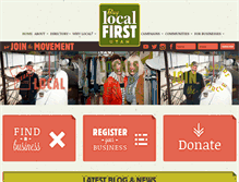 Tablet Screenshot of localfirst.org