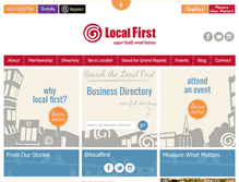 Tablet Screenshot of localfirst.com